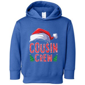 Christmas Cousin Crew Santa Hat Matching Pajamas Family Xmas Gift Toddler Hoodie