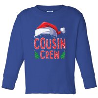 Christmas Cousin Crew Santa Hat Matching Pajamas Family Xmas Gift Toddler Long Sleeve Shirt