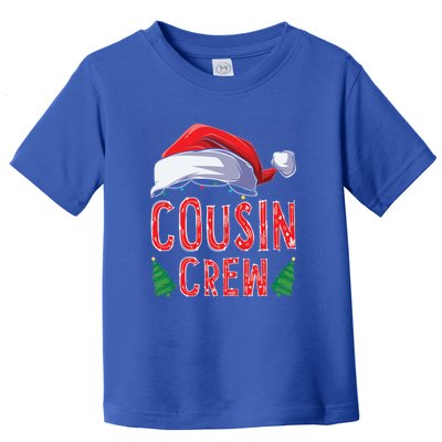 Christmas Cousin Crew Santa Hat Matching Pajamas Family Xmas Gift Toddler T-Shirt