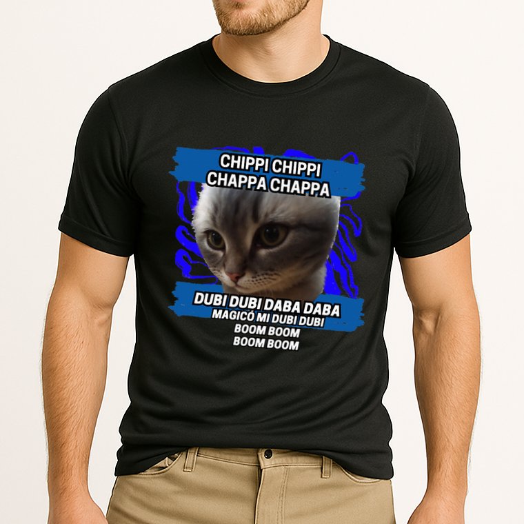 Chippi Chippi Chappa Chappa Dancing Cat Meme Performance Shirt