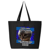 Chippi Chippi Chappa Chappa Dancing Cat Meme 25L Jumbo Tote