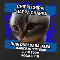 Chippi Chippi Chappa Chappa Dancing Cat Meme 25L Jumbo Tote