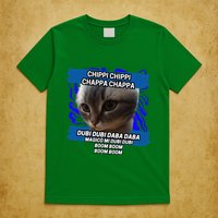Chippi Chippi Chappa Chappa Dancing Cat Meme T-Shirt