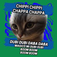 Chippi Chippi Chappa Chappa Dancing Cat Meme Poster