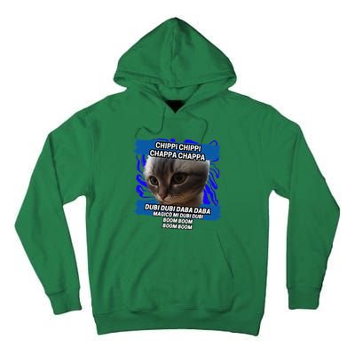 Chippi Chippi Chappa Chappa Dancing Cat Meme Tall Hoodie