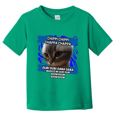 Chippi Chippi Chappa Chappa Dancing Cat Meme Toddler T-Shirt