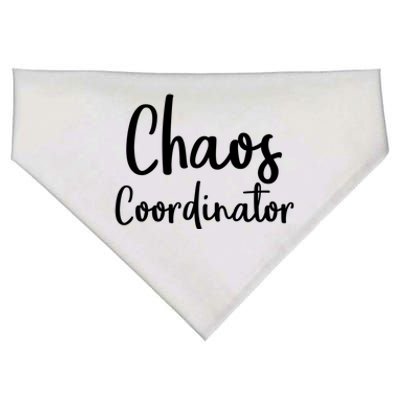 Chaos Coordinator Cool Gift Chaos Coordinator Funny Gift USA-Made Doggie Bandana