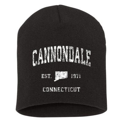 Cannondale Connecticut Ct Vintage Athletic Sports Design Short Acrylic Beanie