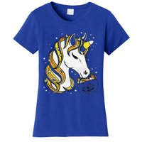 Cute Candy Corn Unicorn Halloween Top Women's T-Shirt