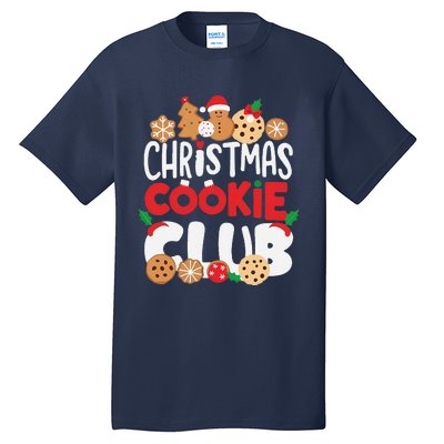 Christmas Cookie Club Holiday Baking Family Party Fun Tall T-Shirt