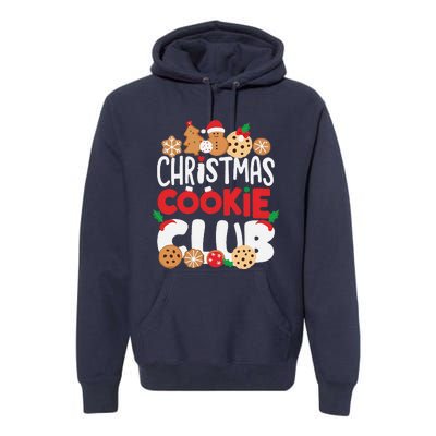 Christmas Cookie Club Holiday Baking Family Party Fun Premium Hoodie