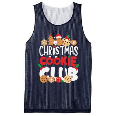 Christmas Cookie Club Holiday Baking Family Party Fun Mesh Reversible Basketball Jersey Tank