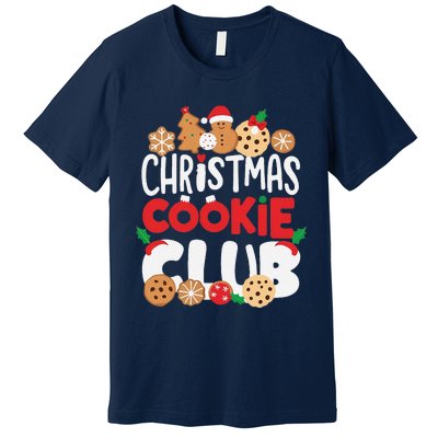 Christmas Cookie Club Holiday Baking Family Party Fun Premium T-Shirt