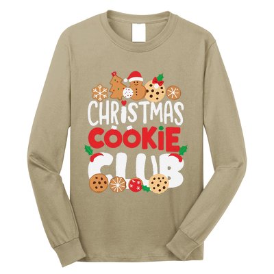 Christmas Cookie Club Holiday Baking Family Party Fun Long Sleeve Shirt