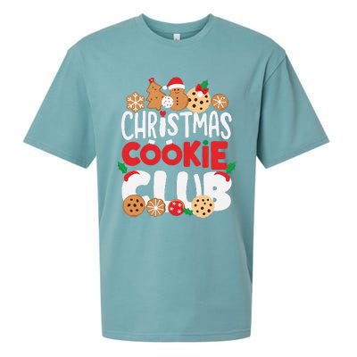 Christmas Cookie Club Holiday Baking Family Party Fun Sueded Cloud Jersey T-Shirt