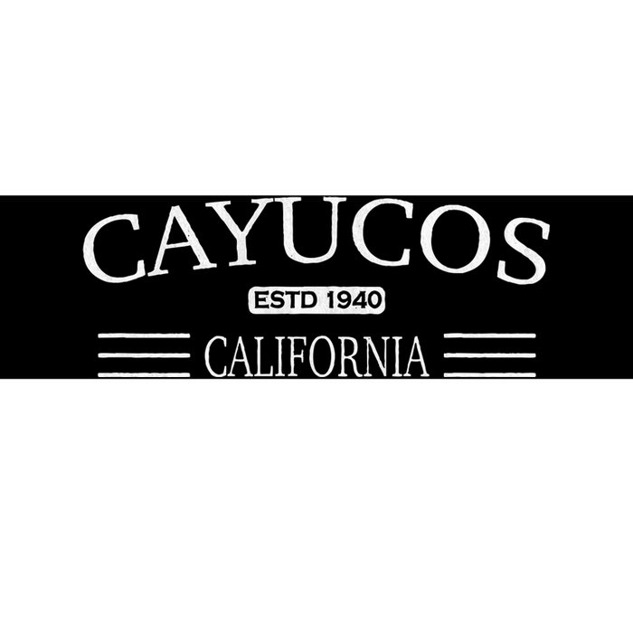 Cayucos California Bumper Sticker