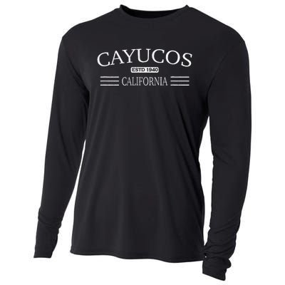 Cayucos California Cooling Performance Long Sleeve Crew