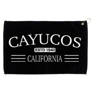 Cayucos California Grommeted Golf Towel