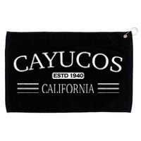 Cayucos California Grommeted Golf Towel