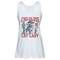 Cowboy Cat Childless Cat Lady For Kamala Election Voting Ladies Essential Flowy Tank