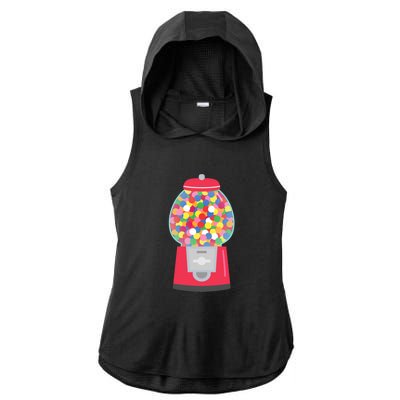 Colorful Candy Ladies PosiCharge Tri-Blend Wicking Draft Hoodie Tank