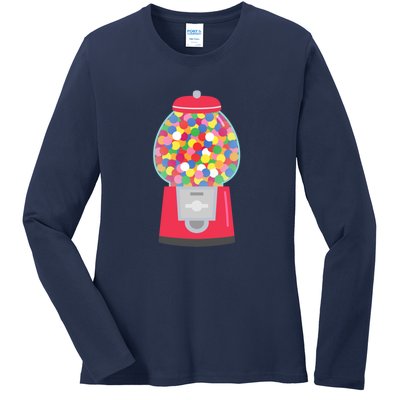 Colorful Candy Ladies Long Sleeve Shirt