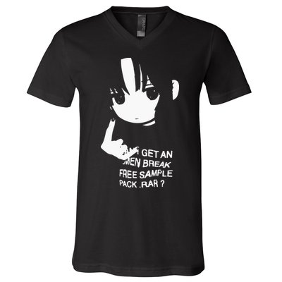 Cdr Chan Can I Get An Amen Break Free Sample Pack Rar V-Neck T-Shirt