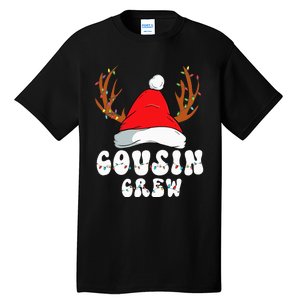 Christmas Cousin Crew Santa Hat  Tall T-Shirt