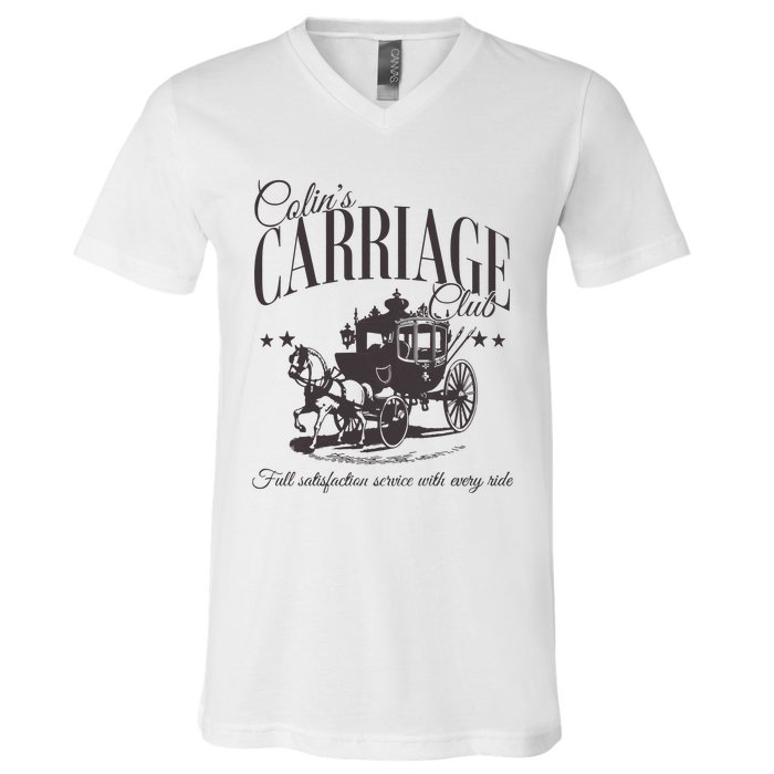 Colin Carriage Club Penelope Colin Fan V-Neck T-Shirt