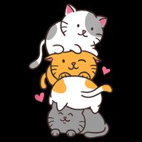 Cat Cats Cute Kitty Pile Anime Kawaii Neko Gift TShirt Bucket Hat