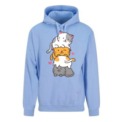 Cat Cats Cute Kitty Pile Anime Kawaii Neko Gift TShirt Unisex Surf Hoodie