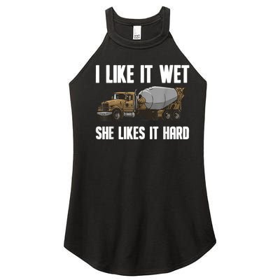 Cool Concrete Cement Concrete Finisher Women’s Perfect Tri Rocker Tank