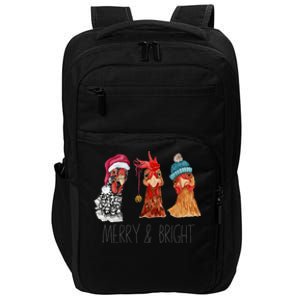 Cute Chickens Christmas Christmas Farm Animal Funny Holiday  Impact Tech Backpack