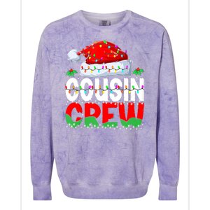 Cousin Crew Christmas Cousins Christmas Family Colorblast Crewneck Sweatshirt