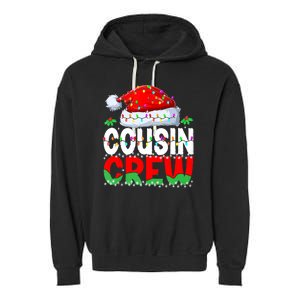 Cousin Crew Christmas Cousins Christmas Family Garment-Dyed Fleece Hoodie