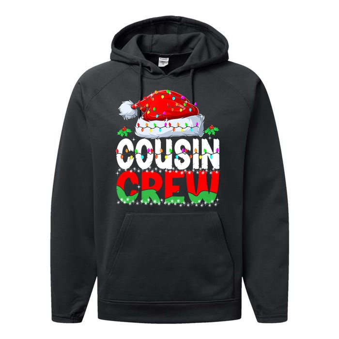 Cousin Crew Christmas Cousins Christmas Family Performance Fleece Hoodie