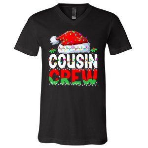 Cousin Crew Christmas Cousins Christmas Family V-Neck T-Shirt