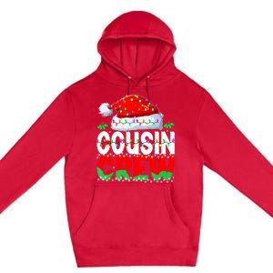 Cousin Crew Christmas Cousins Christmas Family Premium Pullover Hoodie