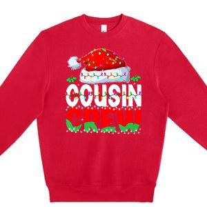 Cousin Crew Christmas Cousins Christmas Family Premium Crewneck Sweatshirt