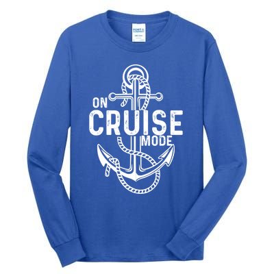 Cool Cruisinggiftmode Cruise Vacation Trip Funny Gift Tall Long Sleeve T-Shirt