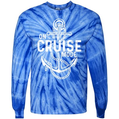 Cool Cruisinggiftmode Cruise Vacation Trip Funny Gift Tie-Dye Long Sleeve Shirt