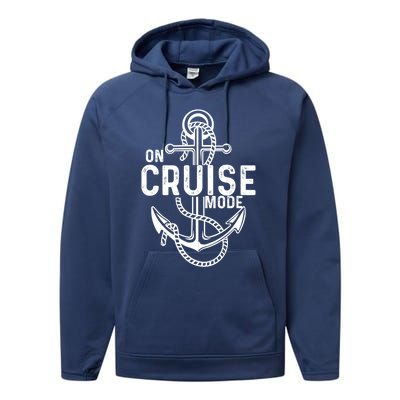 Cool Cruisinggiftmode Cruise Vacation Trip Funny Gift Performance Fleece Hoodie