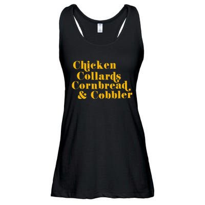 Chicken Collards Cornbread & Cobbler Ladies Essential Flowy Tank