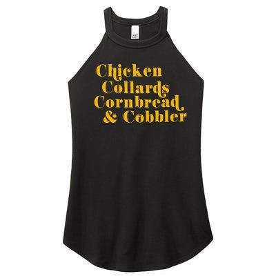 Chicken Collards Cornbread & Cobbler Women's Perfect Tri Rocker Tank