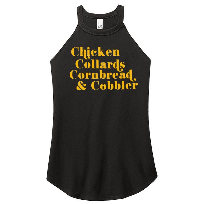 Chicken Collards Cornbread & Cobbler Women's Perfect Tri Rocker Tank