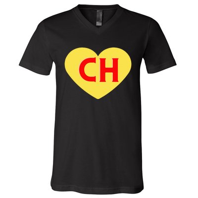 Chespirito Chapulin Colorado V-Neck T-Shirt