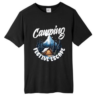 Camping Christmas Camper Camping Lover Gift Tall Fusion ChromaSoft Performance T-Shirt