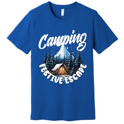 Camping Christmas Camper Camping Lover Gift Premium T-Shirt