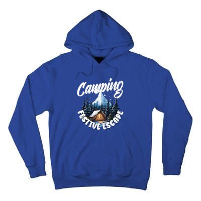 Camping Christmas Camper Camping Lover Gift Tall Hoodie