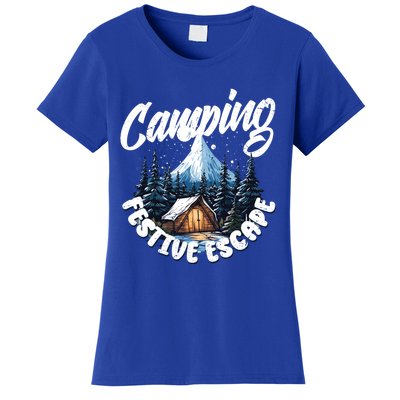 Camping Christmas Camper Camping Lover Gift Women's T-Shirt